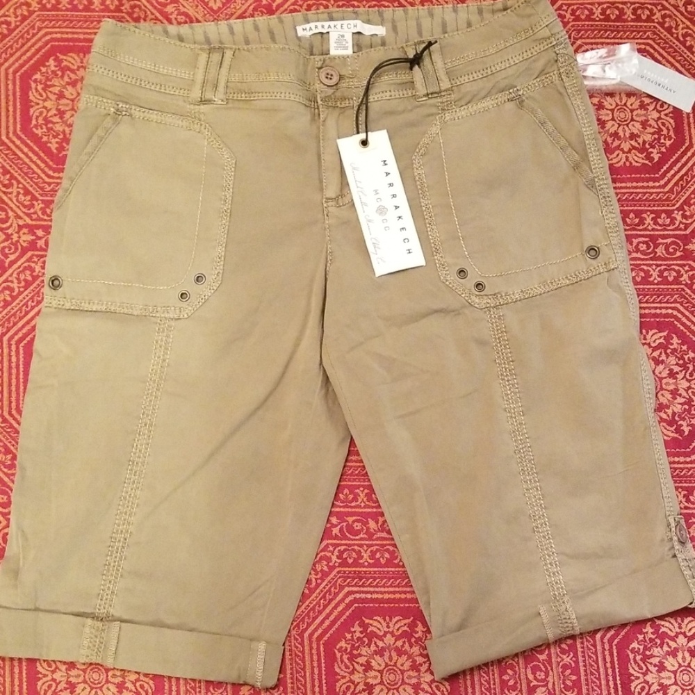 Marrakech Anna convertible capris / moss Nwt